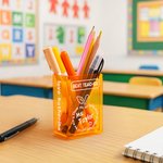 Livre personnalisé avec porte-stylo design Apple pour professeur