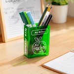 Livre personnalisé avec porte-stylo design Apple pour professeur