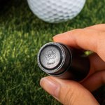 Personalized Birth Flower Initial Name Golf Ball Stamp with Metal Storage Box Mother's Day Birthday Gift for Women Golfers Golf Lovers