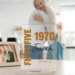 Personalized Birthday Acrylic Plaque with Name Age and Year Text Home Decoration Birthday Gifts for Friends Family