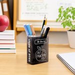 Livre personnalisé avec porte-stylo design Apple pour professeur