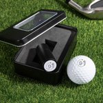Personalized Birth Flower Initial Name Golf Ball Stamp with Metal Storage Box Mother's Day Birthday Gift for Women Golfers Golf Lovers