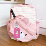 Personalized Zodiac Sign ID Badge Card Holder with Hanging Buckle and Name Travel Accessories Office Birthday Gift for Students Colleagues