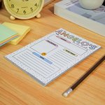Personalised Colourful To Do List Name Notepad with 50 Pages Teacher's Day Back to School Appreciation Gift for Teachers Educators