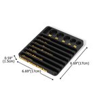 Personalisierte Markierung Multi-Nut Spritze Veranstalter Tray Portable Partitioned Vial Holder Weihnachtsgeschenk für Ärzte Kosmetiker