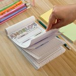 Personalised Colourful To Do List Name Notepad with 50 Pages Teacher's Day Back to School Appreciation Gift for Teachers Educators