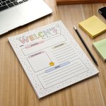 Personalised Colourful To Do List Name Notepad with 50 Pages Teacher's Day Back to School Appreciation Gift for Teachers Educators