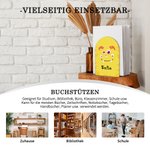 Personalisierte Hölzerne Monster Fantasie Einhorn Dinosaurier Buchstützen mit Namen 2-tlg. Kindertag Geburtstag Geschenk für Kinder Studierende
