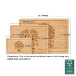 Personalisierte Familie Leben Baum 2-20 Namen FSC Bambus Charcuterie Schneidebrett mit Saft Rille Muttertag Housewarming Geschenk für Familie