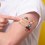 Personalized Waterproof Temporary Face Photo Tattoo Stickers with Name Set of 6 Bachelorette Party Birthday Wedding Favors Gift for Women Men