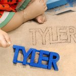 Personalized Multi-color Name 3D Printed Sand Mold 1-7 Letters Beach Vacation Essentials Play Birthday Gift for Family Kids