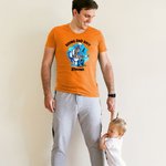 Personalized Doing Dad Shit Skeleton 100% Cotton T-shirt with Name Birthday Father's Day Holiday Gift for Dad Grandpa