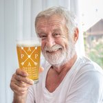 Personalised PAPA 16 oz Beer Glass with 1-5 Names and Year Home Bar Father's Day Birthday Gift for Man