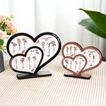 Personalisierte erste Mama jetzt Oma herzförmige Double-Layer-Holzschild mit Geburt Blume und Name Muttertag Geburtstag Geschenk für Mama Oma