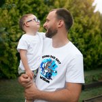 Personalized Doing Dad Shit Skeleton 100% Cotton T-shirt with Name Birthday Father's Day Holiday Gift for Dad Grandpa