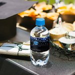 Gorro de graduación personalizado Clase 2026 Etiqueta adhesiva de purpurina para botella de agua con nombre y año Decoración de fiesta Regalo de graduación para graduados