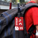Personalized Cartoon Ball Sports Character Multicolor Luggage Tag with Name and Number Travel Accessories Birthday Gift for Ball Sports Lovers