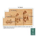 Personalized Engraved Grills It Spatula Fork FSC Bamboo Charcuterie Cutting Board with Juice Groove Ship from USA Father's Day Gift for Dad Grandpa
