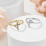 Gepersonaliseerd Geboortesteen Kruis Sierring Minimalistisch Sieraden Verjaardag Religieus Doopcadeau voor Vrouwen Christelijk