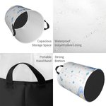 Personalised Watercolour Spaceman Storage Laundry Basket with Name Waterproof Nursery Decoration Children's Day Housewarming Gift for Boys Girls
