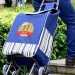 Personalized Fruits Vegetables Chef Hat Initial Durable Shopping Cart Trolley Replacement Bag with Name Shopping Accessory Birthday Gift for Family
