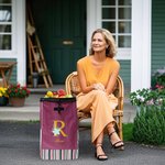 Personligt monogram Hållbar stor shoppingvagn Ersättningsväska med initialer och namn Shopping Campingtillbehör Födelsedagspresent för familjen
