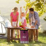 Personligt monogram Hållbar stor shoppingvagn Ersättningsväska med initialer och namn Shopping Campingtillbehör Födelsedagspresent för familjen