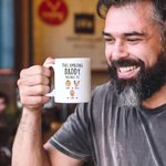 Personalised This Amazing Grandpa Avatar Face Photo Ceramic Coffee Mug with 1-12 Names Father's Day Birthday Gift for Dad Grandpa Family
