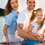 Personalized Waterproof State Feature Map Tattoo Stickers with Texts Holiday Birthday Gift for Friend Family  Tattoo Lovers