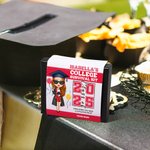 Personlig Cartoon Graduate Multicolor Cash Gift Card Holder Survival Box med 20 kort High School Graduation Back to School Present för studenter