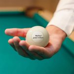 Boule de Billard Personnalisé avec Photo et Texte Cadeau Anniversaire Saint Valentin Fête des Pères pour Amateur de Billard