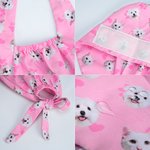 Calot Chirurgical Multicolore Personnalisé Os Patte Cœur et Photos de Visage Cadeau d’Anniversaire Remerciement pour Infirmière Médecin ou Vétérinaire