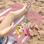 Personalisiertes Baseball Cartoon Charakter Schnelltrocknendes Übergroßes Strandtuch mit Namen Strand Party Geburtstagsgeschenk für Baseball-Liebhaber