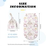 Personlig søt prinsesse slott sommerfugl mykt kaste teppe Swaddle og knutehatt med navn Baby shower bursdagsgave til nyfødte