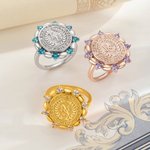 Personalized Birthstone Initial Engraved College Signet Ring with Year and School Name High School University Graduation Gift for Graduates