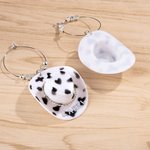 Personalizada temática occidental sombrero de vaquera Copa de la etiqueta del encanto del vaso de vino con el nombre de despedida de soltera Favor País regalo de boda para las mujeres