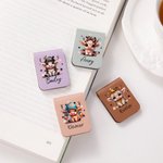 Personalisierte Hochland Kuh Leder magnetische Lesezeichen Clip mit Namen Lesen Zubehör Geburtstag Geschenk für Buchliebhaber Bücherwurm