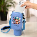 Personalized Cute Highland Cow Name Water Bottle Carrier Bag Accessories for 40 oz Stanley Appreciation Birthday Gift for Women Highland Cow Lovers