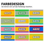 Personalisiertes Pixel-Art Bunte-Bauklötze Schnelltrocknendes Übergroßes Strandtuch mit Namen Sommer Reise Geburtstagsgeschenk für Jungen Mädchen