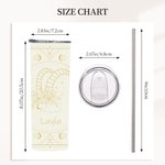 Personlig Zodiac Sign Name 20 oz Skinny Tumbler med lock och sugrör Resetillbehör Födelsedag Jubileum Bröllopsgåva för kvinnor