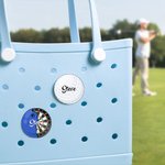 Personalised Softball Badminton Basketball Sports Acrylic Bag Charm Accessories for Bogg with Name Game Birthday Gift for Sports Ball Lovers