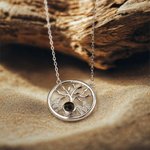 Personalized Mom Family Tree Adjustable Photo Projection Necklace Anniversary Birthday Gift for Women