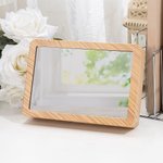 Personalised Family Photo Collage LED Mirror Photo Frame with Three-colour Dimming Valentine's Day Anniversary Birthday Gift for Couples Family