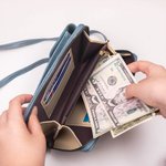 Sac à bandoulière en cuir PU avec nom et fentes pour cartes de crédit Cadeau d'anniversaire pour les amateurs de danse classique