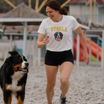 Personalised Multicolour Embroidery Dog Cat Pet Portrait Photo T-shirt Sweatshirt Hoodie with Name and Year Pet Party Birthday Gift for Pet Lover Owner