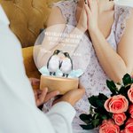 Luz nocturna LED personalizada You Are My Penguin con nombres y base de madera Decoración de habitaciones Cumpleaños San Valentín Regalo de aniversario para pareja