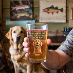 Personalisierte 1-4 Cute 3D Cartoon Hunde 16 oz klar Bierglas mit Namen Vatertag Geburtstag Jahrestag Geschenk für Hund Vater Bierliebhaber