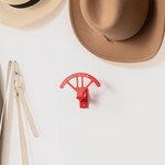 Personalized Multicolor 3D Text Monogram Adjustable Cowboy Hat Rack with Double-sided Tape Home Decor Gift for Cowgirl Cowboy