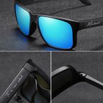 Lunettes de Soleil Polarisées Personnalisées avec Texte ou Nom Lunettes Protection Contre UV Cadeau d'Anniversaire pour Femmes Homme