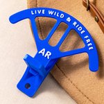 Personalized Multicolor 3D Text Monogram Adjustable Cowboy Hat Rack with Double-sided Tape Home Decor Gift for Cowgirl Cowboy